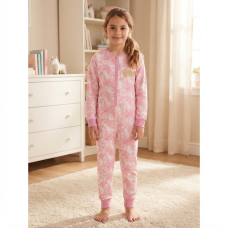 GF6192: Girls All Over Print "Dream" Cotton Onesie (7-12 Years)